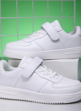 ABC XZPQ男童小白鞋女童鞋子儿童白色运动鞋春秋款冬季中大童板鞋