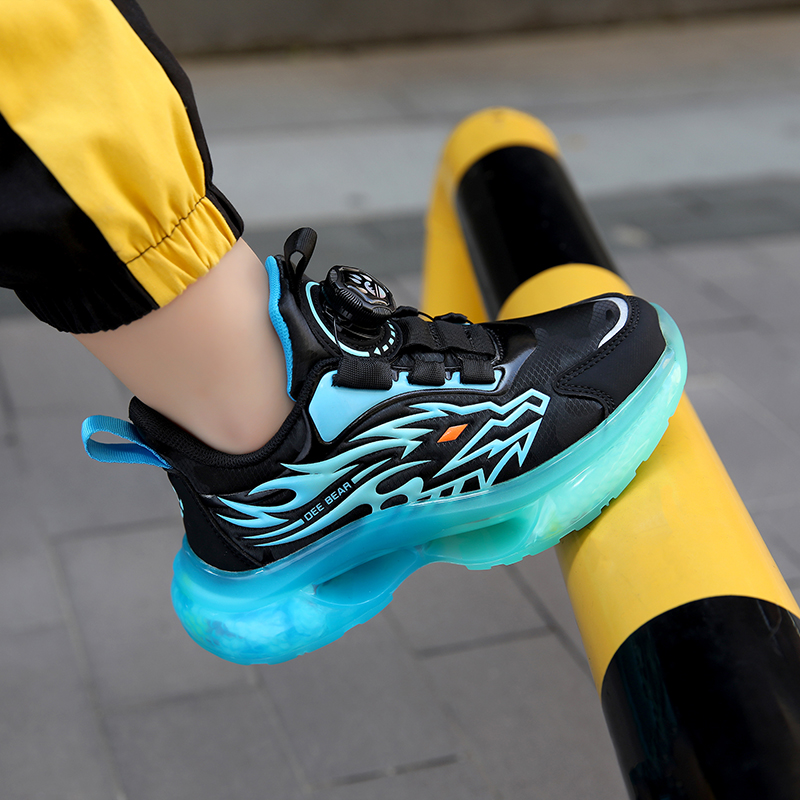 ABCXZPQ男童运动鞋旋转纽扣春秋