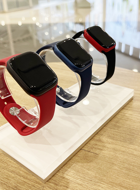 适用于体验店苹果手表模型展示支架 Watch S8白色亚克力展示底座