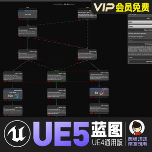 UE5虚幻4任务编辑器可视化配置管理工具蓝图Quest Editor Plugin