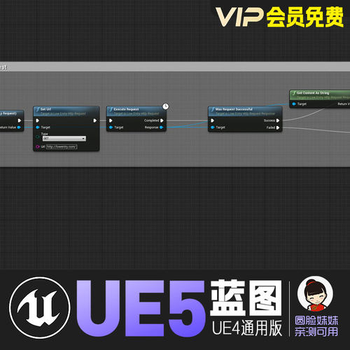 UE5虚幻4-HTTP网络请求通信系统数据交互蓝图插件LE Http Request