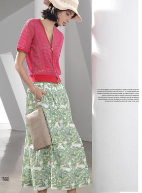 台2湾品牌身女装 妮蒂NeeDed 2025春夏新款半裙078081Y