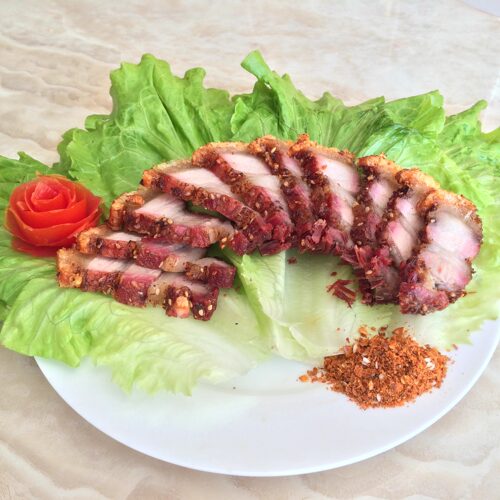 云南特产猪肉干袋装碳烤脆皮烤肉刘立民食品零食野炊好食材 - 封面
