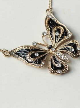 珐琅釉短项链pilgrim合金中性