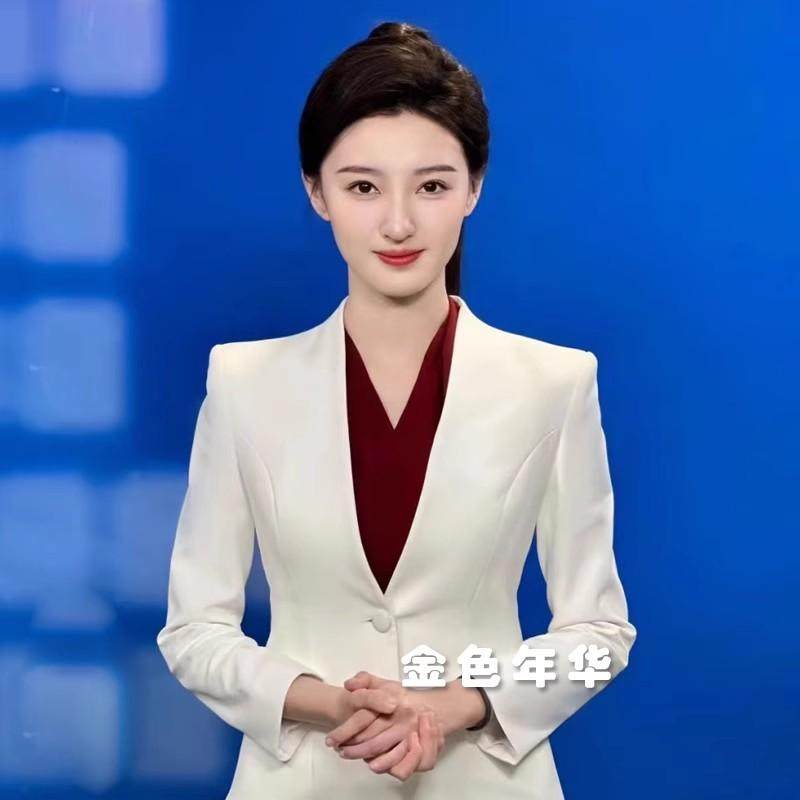 量身定制订制洋气主播艺考面试西装半裙透气纯棉时尚潮流