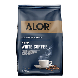 【日期新鲜】ALOR亚罗星马来西亚进口白咖啡 三合一 25gx16条