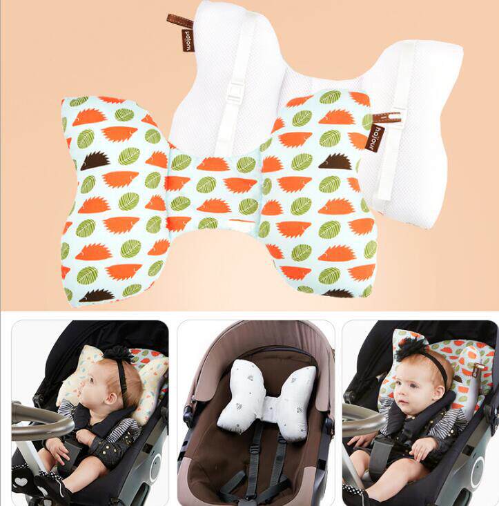 婴儿童宝宝枕头护头枕护颈手推车固定头部汽车安全座椅保护