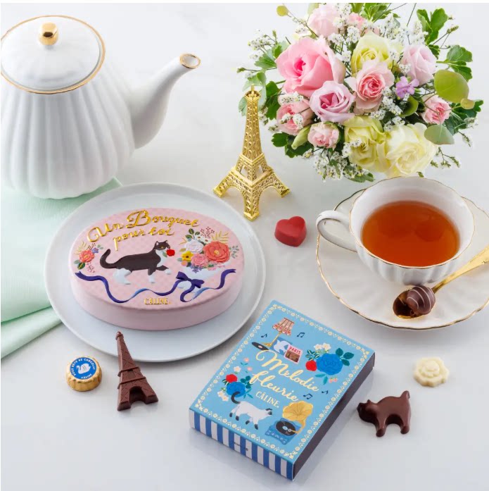 【情人节限定部分现货】日本代购morozoff巴黎卡琳猫咪巧克力礼盒