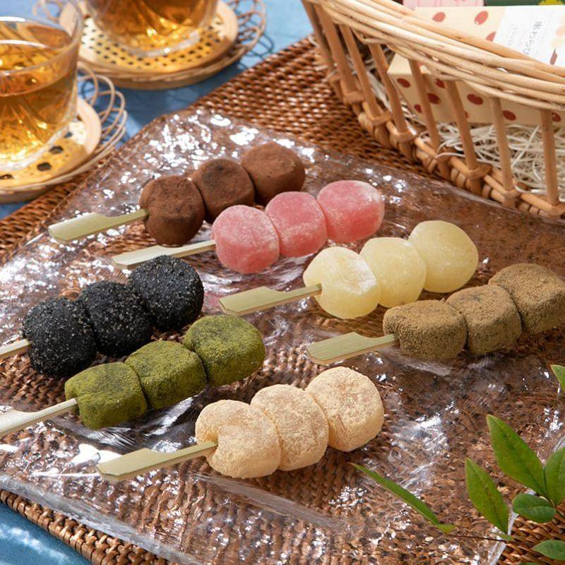 【16号航班】日本特产抹茶巧克力大豆粉蕨饼大幅串甜品日式点心