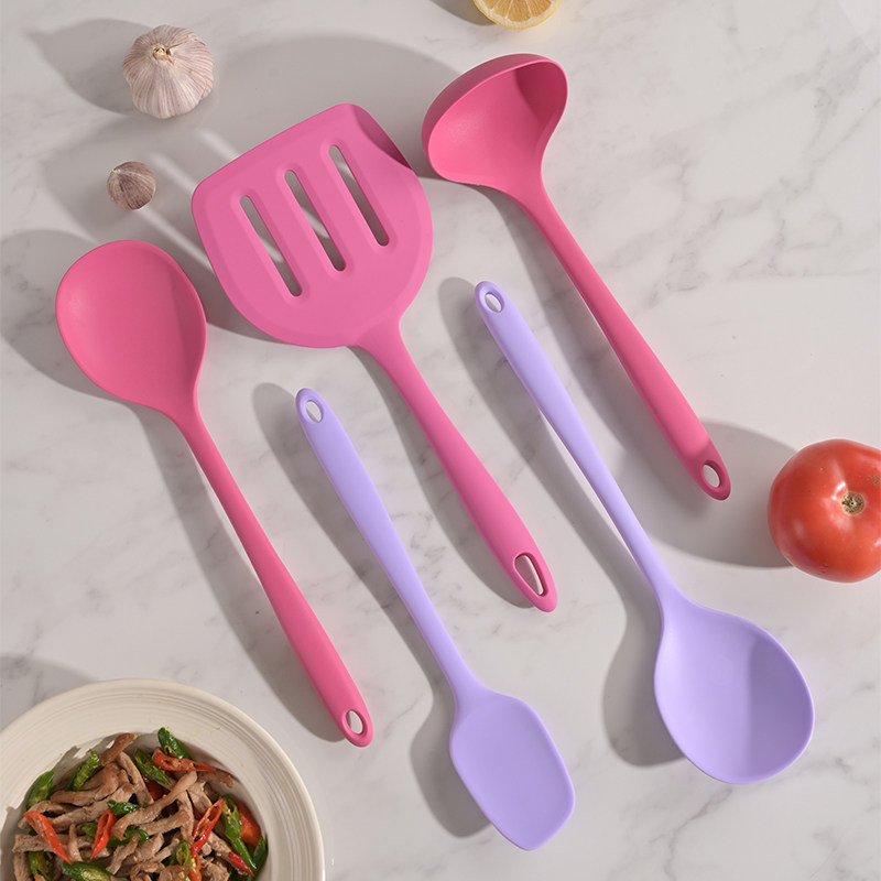 韩国硅胶厨具套装食品级家用加厚耐高温炒勺不粘锅全套勺铲套装,餐饮具,叉/勺/筷套装,淘宝优惠券,粉丝福利购,淘宝优惠卷