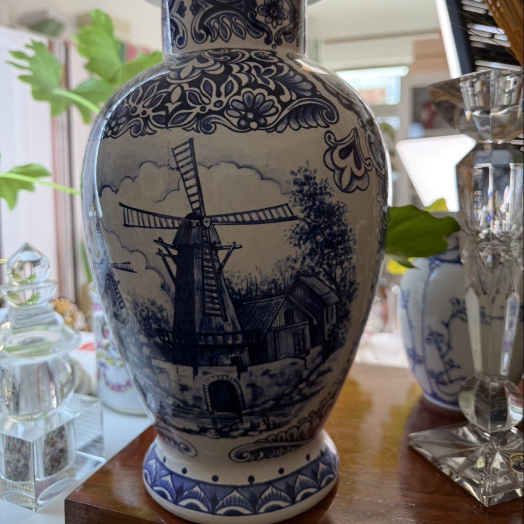 特价不退不换荷兰delft陶瓷将军罐 荷兰风光,饰品/流行首饰/时尚饰品新,银饰项链,淘宝优惠券,粉丝福利购,淘宝优惠卷