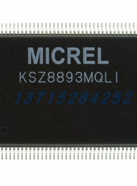 控制器  KSZ8893MQLI   MICROCHIP  QFP-128 全新原厂原装现货