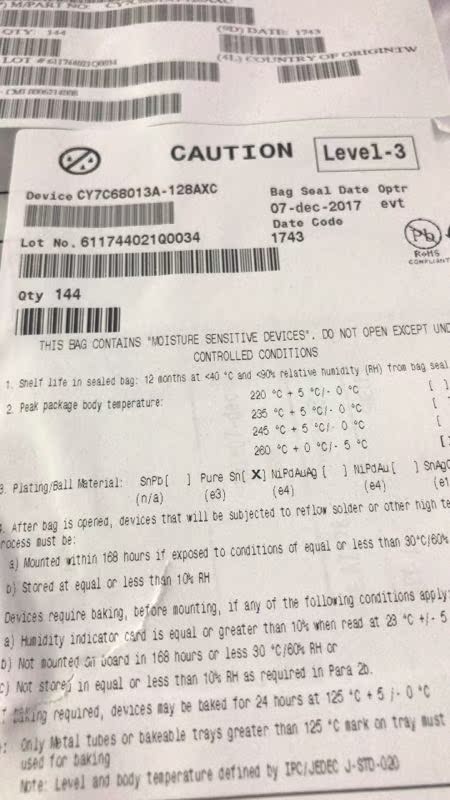 CY7C68013A-128AXC QFP128 原厂原装现货 假一赔十