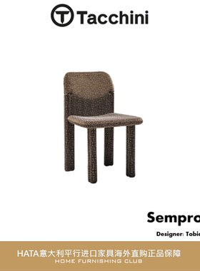 Tacchini 椅子金属环意大利进口家具代购现代设计师 Sempronia