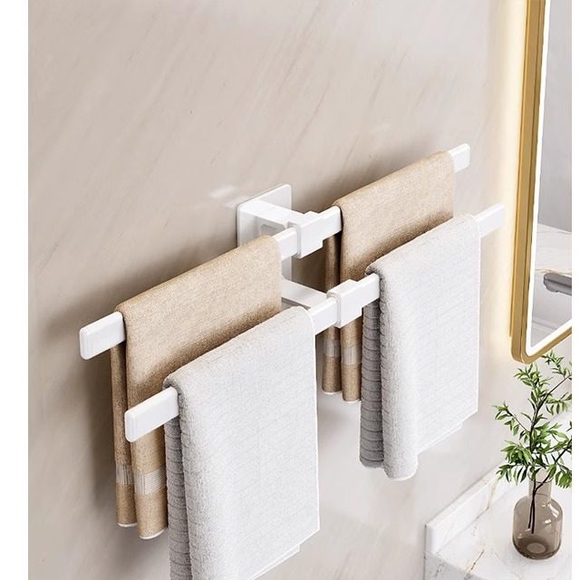 枪灰毛巾架免打孔卫生间壁挂式浴室毛巾挂杆置物架洗手间收纳挂架,家装主材,毛巾杆/毛巾挂,淘宝优惠券,粉丝福利购,淘宝优惠卷