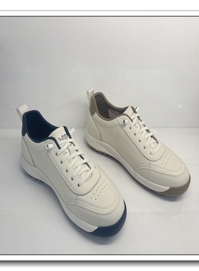 意尔康男鞋2025秋冬款休闲系带真皮运动男单鞋6121AR60846A