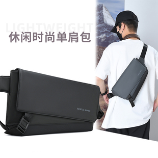 机车包运动包小众设计潮牌男士 包 斜挎包潮流胸包时尚 新款