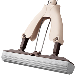 千佳益墩布头对折式胶棉拖把头吸水海绵替换装拖布海棉头通用28CM