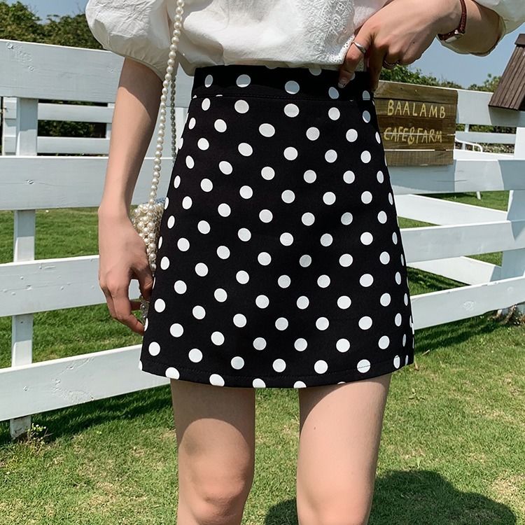 Polka dot skirt women's new style in summer 2021