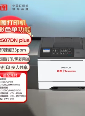 奔图PANTUM 彩色激光单功能打印机CP2507DN PLUS  CP2506DN PLUS