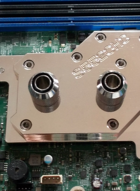 定做S5520HC服务器 主板水冷头 南桥 全金属