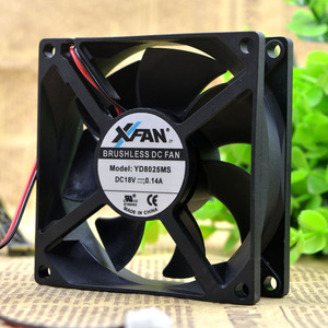 原装 新瑞联 XIFAN 8025 18V 0.14A YD8025MS 2线 静音 散热风扇