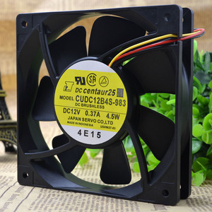 SERVO CUDC12B4S-983 12CM 12025 12V 0.37A 4.5w 三线双滚珠风扇