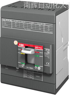 ABB塑壳电动机保护断路器XT4L160 MA10 Im=50/100 FF 3P