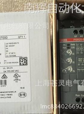 ABB软启动核心商PSR25-600-70物料号10070089
