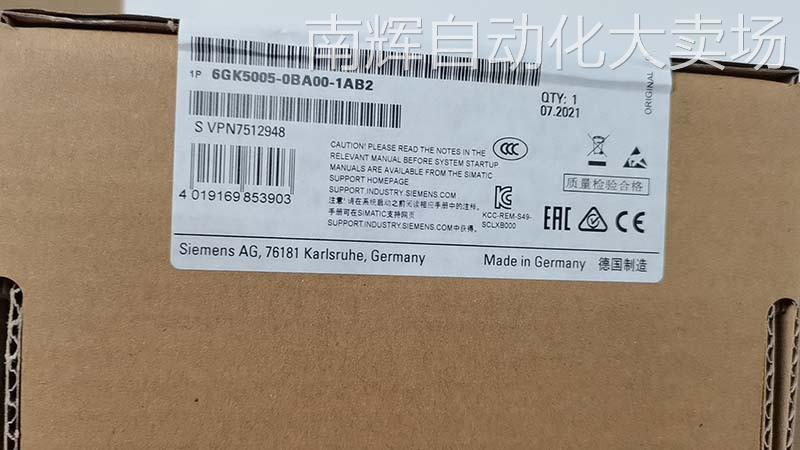 6GK50050BA001AB2西门子工业以太网交换机原装现货