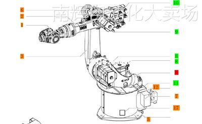 kr16-2 库卡00-115-926 Drehstrom-Servomotor D0/1FK7060