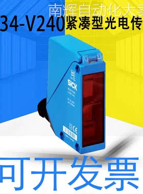 全新原装WL34-V240紧凑型光电传感器带M 16螺纹询客服（1019244）