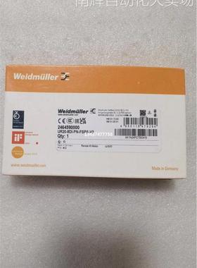 全新原装魏德米勒 2464590000 UR20-8DI-PN-FSPS-V2 未开封 现货