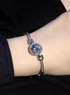 ins辣妹镶钻小太阳手链