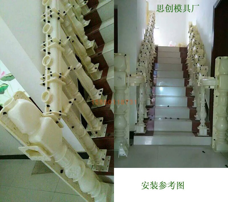 欧式护栏罗马柱阳台栏杆模具塑料