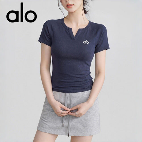 AIo瑜伽服健身短袖跑步紧身T恤衫