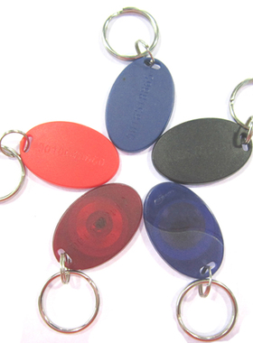 10个/rfid 刻码扣 ID扣卡 EM 门禁卡  芒果EM扣卡 ID/EM Key Card