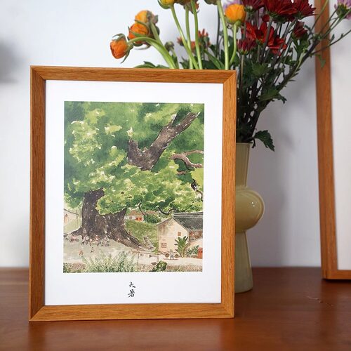 一二山24张精选画芯循环使用摆台