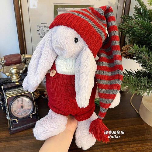 邦尼兔衣服丹麦圣诞装steiff小熊衣服伽百利兔兔娃衣巴塞罗熊娃衣
