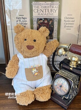 Jellycat邦尼兔衣服森系背带裤jellycat巴塞罗熊衣服Steiff熊衣服