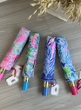 美国原单三折全自动防风雨伞