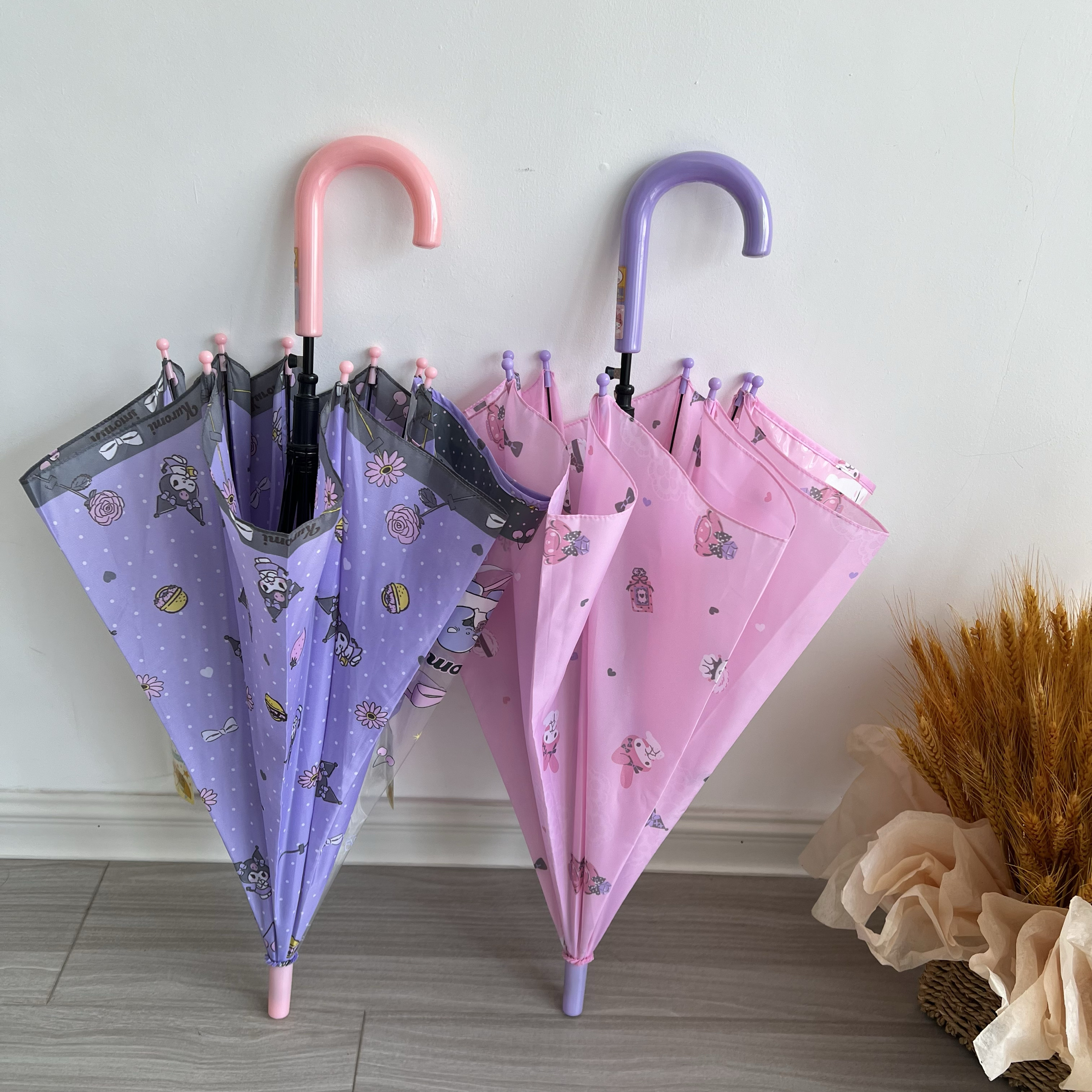 ‌‌库洛米三丽鸥卡通幼儿园女童自动雨伞