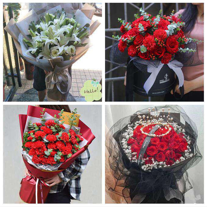 玫瑰百合向日葵康乃馨鲜花上海市静安区共和新路南京西路同城速递