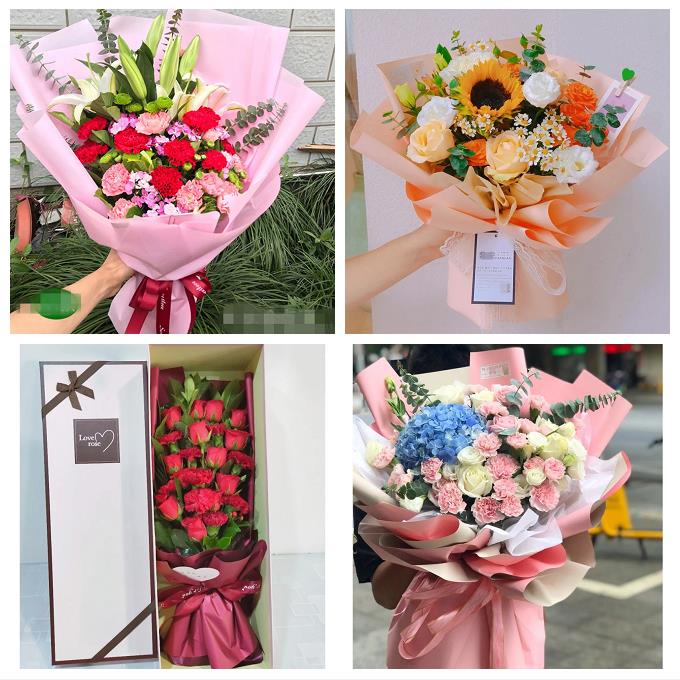 康乃馨向日葵送长辈生日上海奉贤区奉浦西渡街道南桥镇同城鲜花店