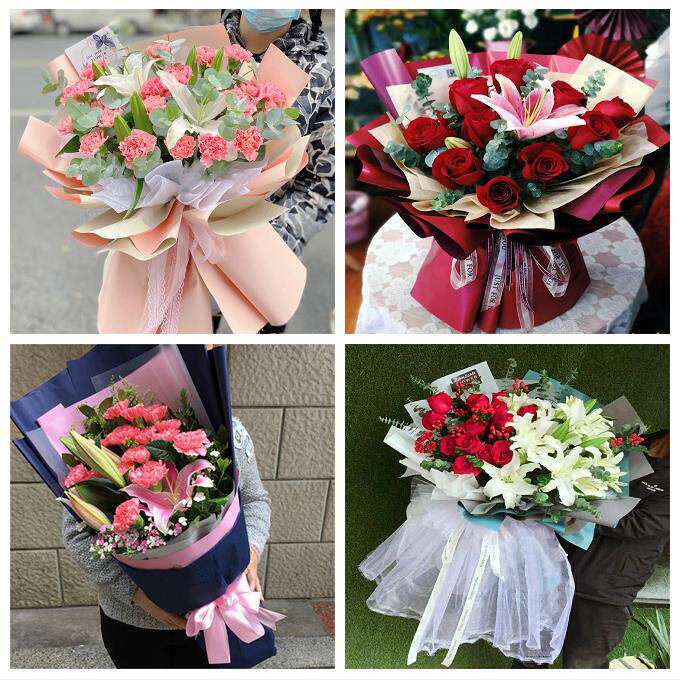 玫瑰百合向日葵康乃馨鲜花上海市奉贤金海社区海湾旅游区同城速递