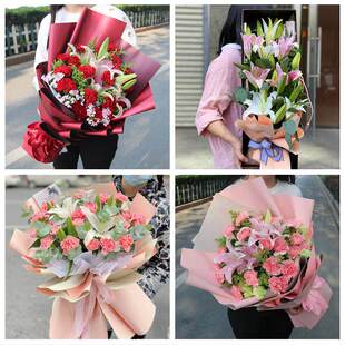 玫瑰百合向日葵康乃馨鲜花广西河池市金城江宜州区南丹县同城速递