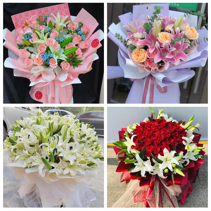 送洛阳市洛宁县伊川县偃师市同城鲜花店订香水百合玫瑰女朋友生日