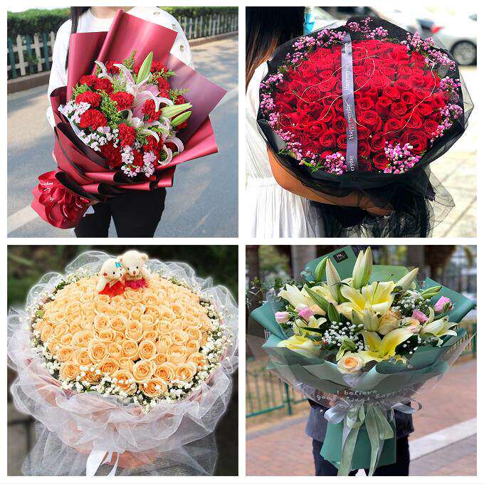 玫瑰百合向日葵康乃馨鲜花陕西咸阳市淳化县武功县兴平市同城速递