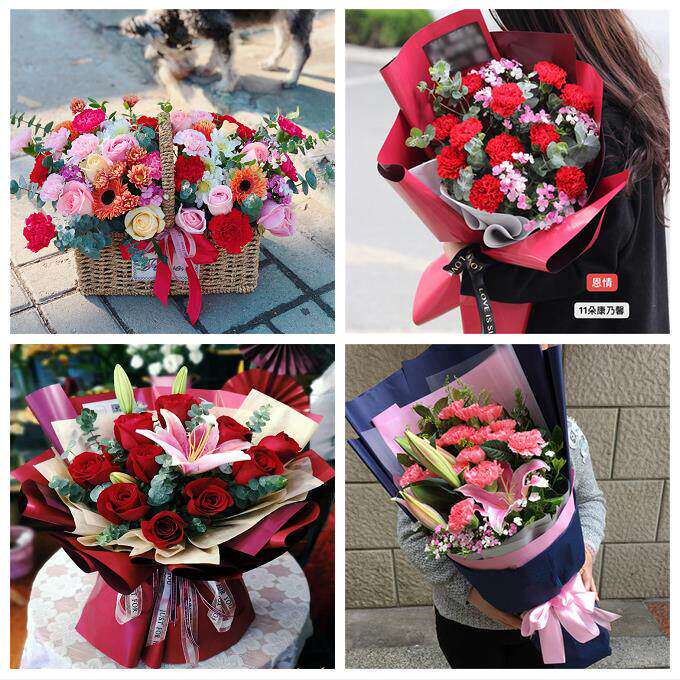 玫瑰百合向日葵康乃馨鲜花江西南鲜花速递(同城)