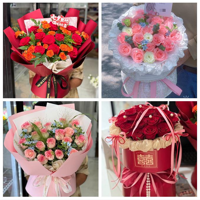 表白脱单送女友玫瑰花束山西晋中祁县平遥灵石县介休市同城鲜花店